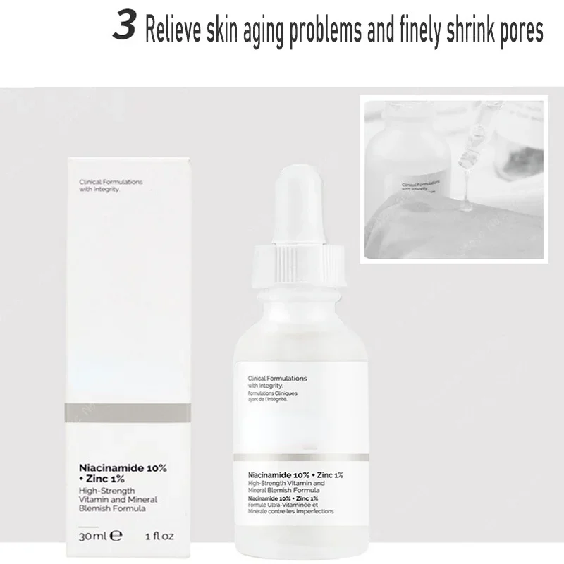 Niacinamide Pore Shrinking Essence - ไนอาซินาไมด์ แมกนีเซียม ไวท์เทนนิ่ง เอสเซ้นส์ เพิ่มความกระจ่างใสและรูขุมขนหดตัว วิตามินและแร่ธาตุที่มีความแข็งแรงสูง