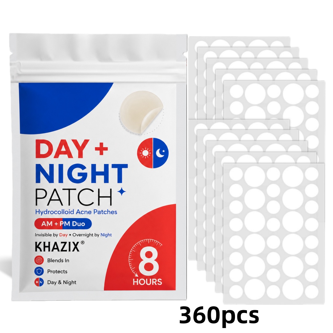 Hydrocolloid Pimple Patch - แผ่นแปะสิว 360 ชิ้น เทคโนโลยีไฮโดรคอลลอยด์ แผ่นแปะสิวแบบโปร่งใส ช่วยสมานผิว