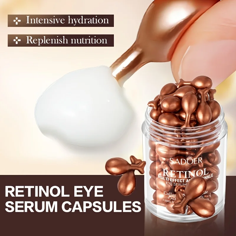 Retinol Anti Wrinkle Cream - เซรั่มบำรุงรอบดวงตา SADOER เรตินอล มัลติเอฟเฟคต์ แอนตี้ริงเคิล เฟิร์มมิ่ง