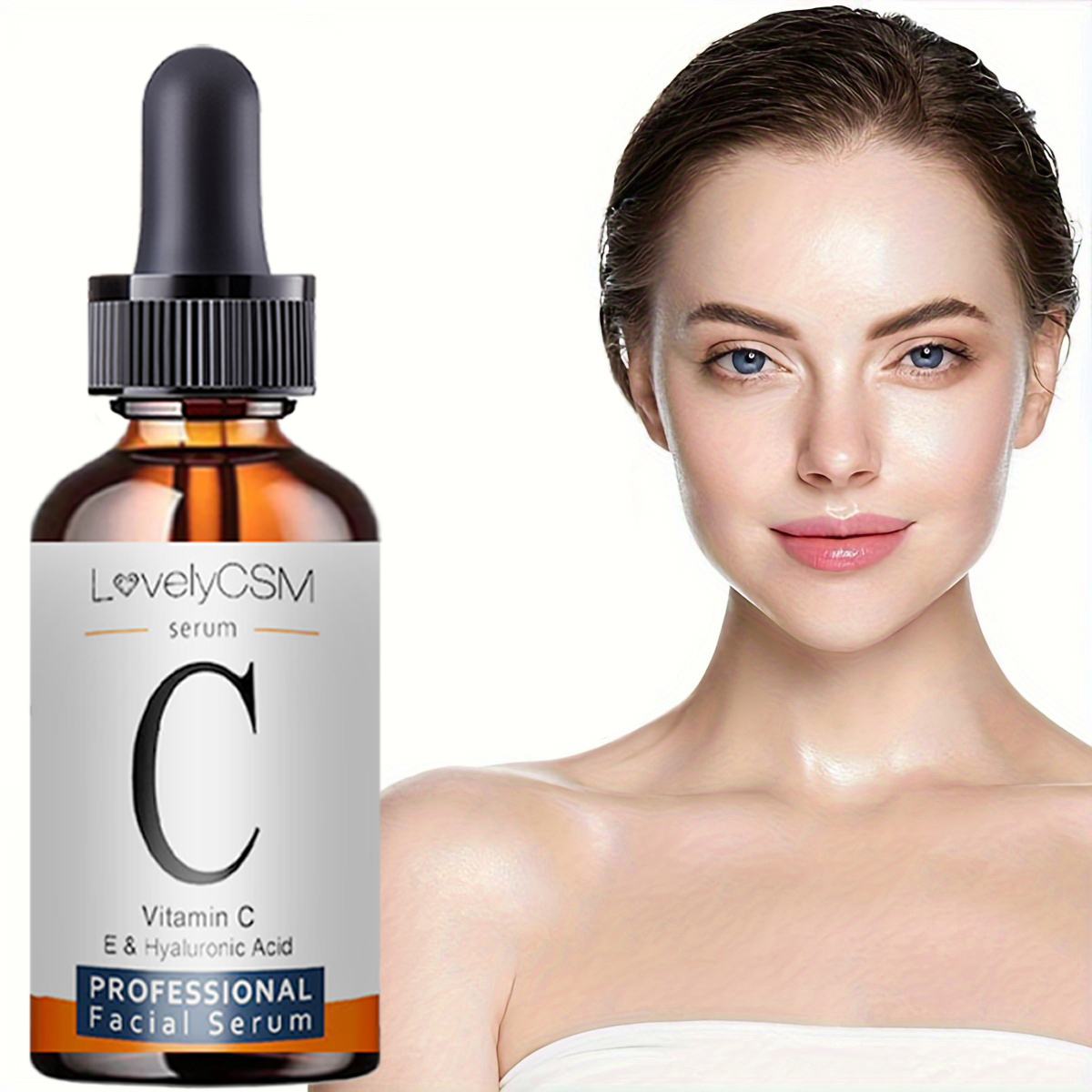 Hyaluronic Acid Facial Serum - เซรั่มบำรุงผิวหน้าเซรั่มวิตามินซีเหลวชะลอวัยน้ำมันไฮยาลูโรนิคแอซิดสำหรับใบหน้าเซรั่มต่อต้านริ้วรอยบำรุงผิว
