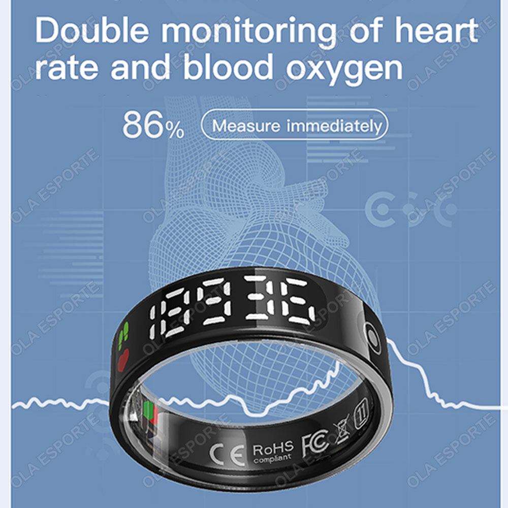แหวนสมาร์ท SR08 พร้อมกล่องชาร์ - Health Monitors บทวิจารณ์และราคา