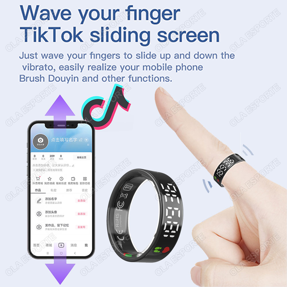 แหวนสมาร์ท SR08 พร้อมกล่องชาร์ - Health Monitors บทวิจารณ์และราคา
