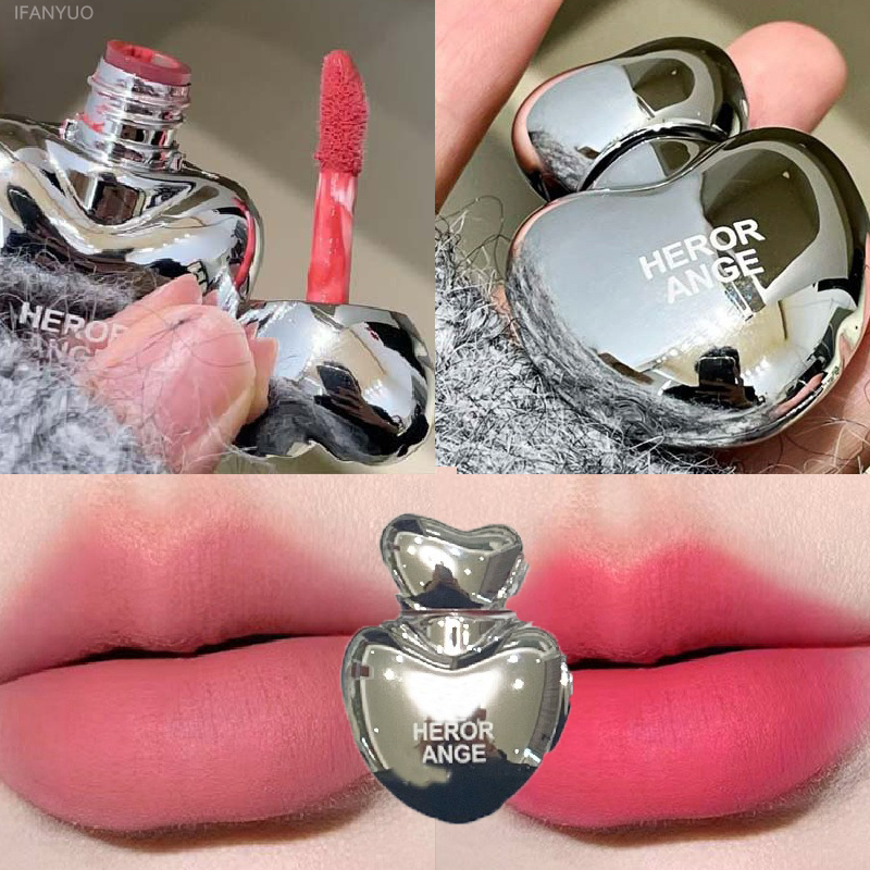 พีชหัวใจ Silky Matte ลิปสติก V - Matte Velvet Lip Tint Long Lasting บทวิจารณ์และราคา