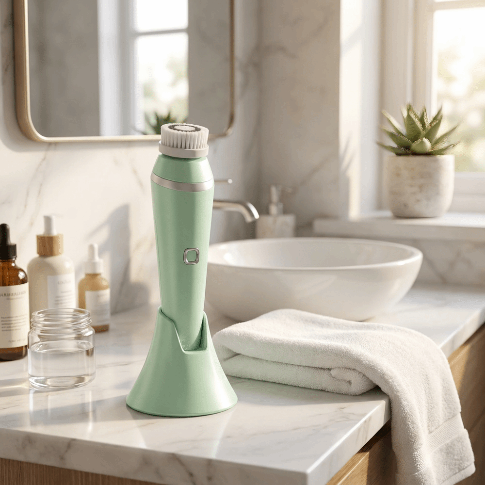 แปรงทำความสะอาดผิวหน้าไฟฟ้าซิล - Silicone Face Scrubber Electric บทวิจารณ์และราคา
