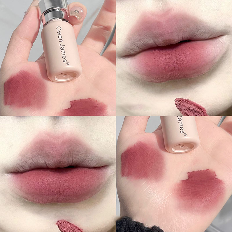 ลิปครีมเนื้อมัดกำมะหยี่สีชมพูแ - Matte Velvet Lip Tint Long Lasting บทวิจารณ์และราคา