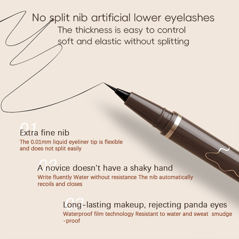 ปากกาอายไลเนอร์เนื้อละเอียดมาก - Waterproof Liquid Eyeliner Pen บทวิจารณ์และราคา