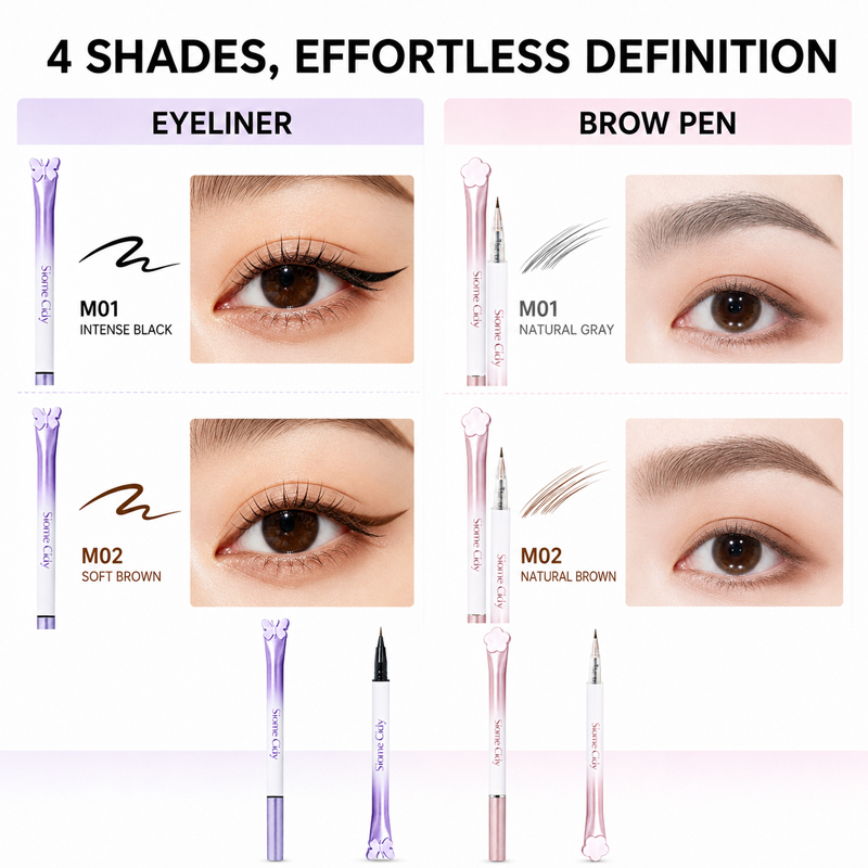 Siome Cidy ชุดอายไลเนอร์แบบน้ำ - Waterproof Liquid Eyeliner Pen บทวิจารณ์และราคา
