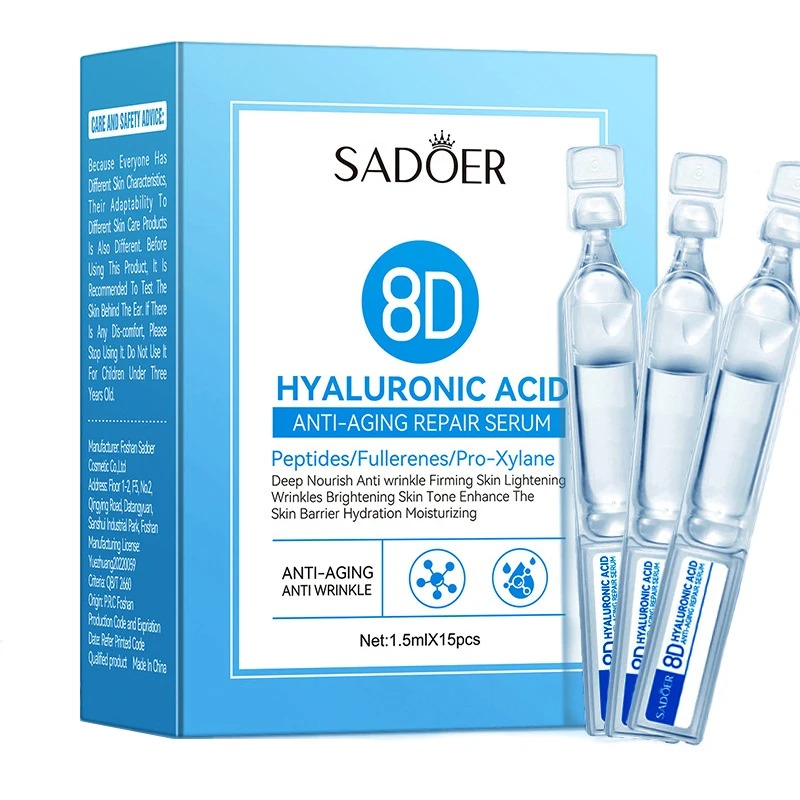 1 กล่อง 15 ชิ้น ไฮยาลูโรนิค แอ - Hyaluronic Acid Facial Serum บทวิจารณ์และราคา