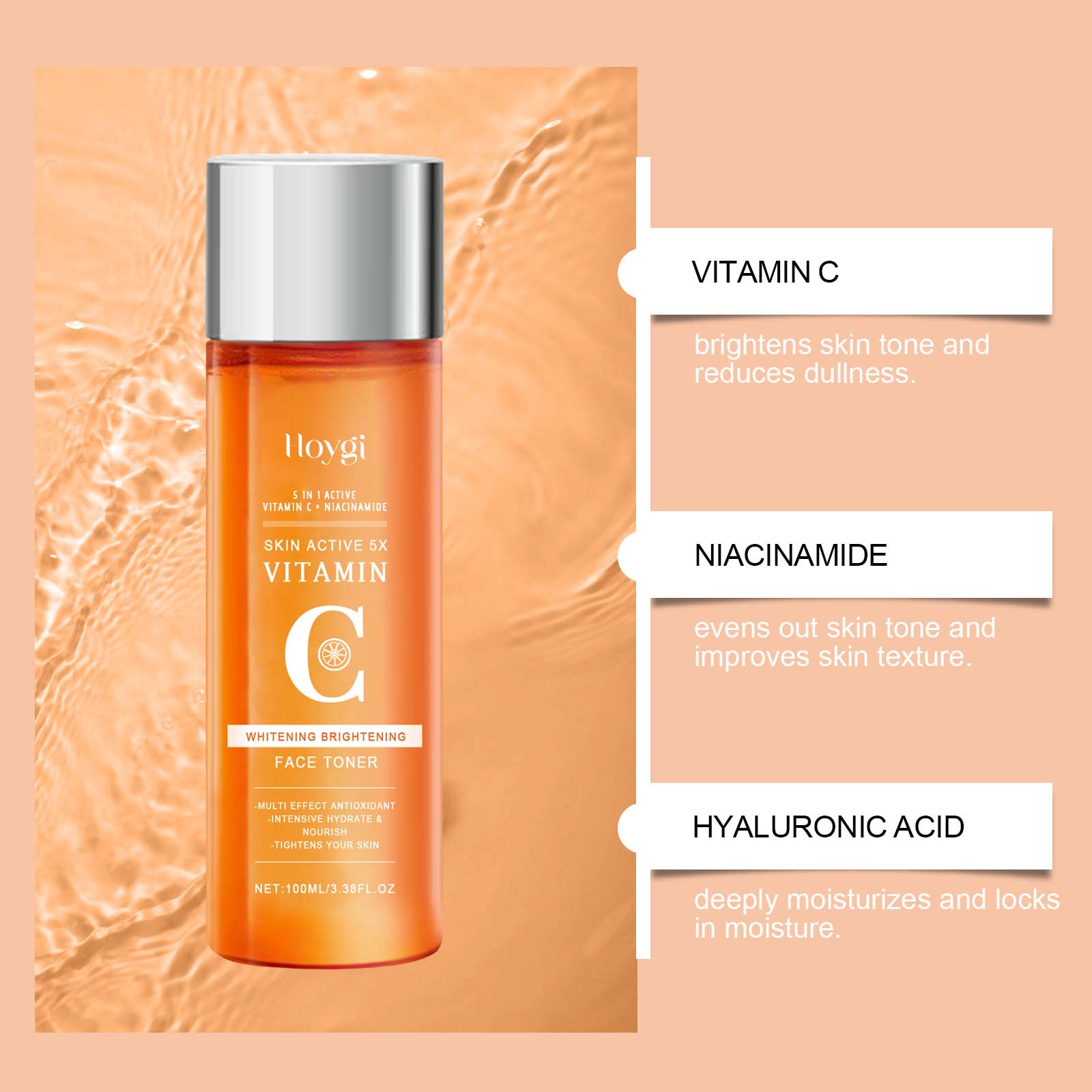 Vitamin C Hydrating Toner Mois - Niacinamide Pore Shrinking Essence บทวิจารณ์และราคา
