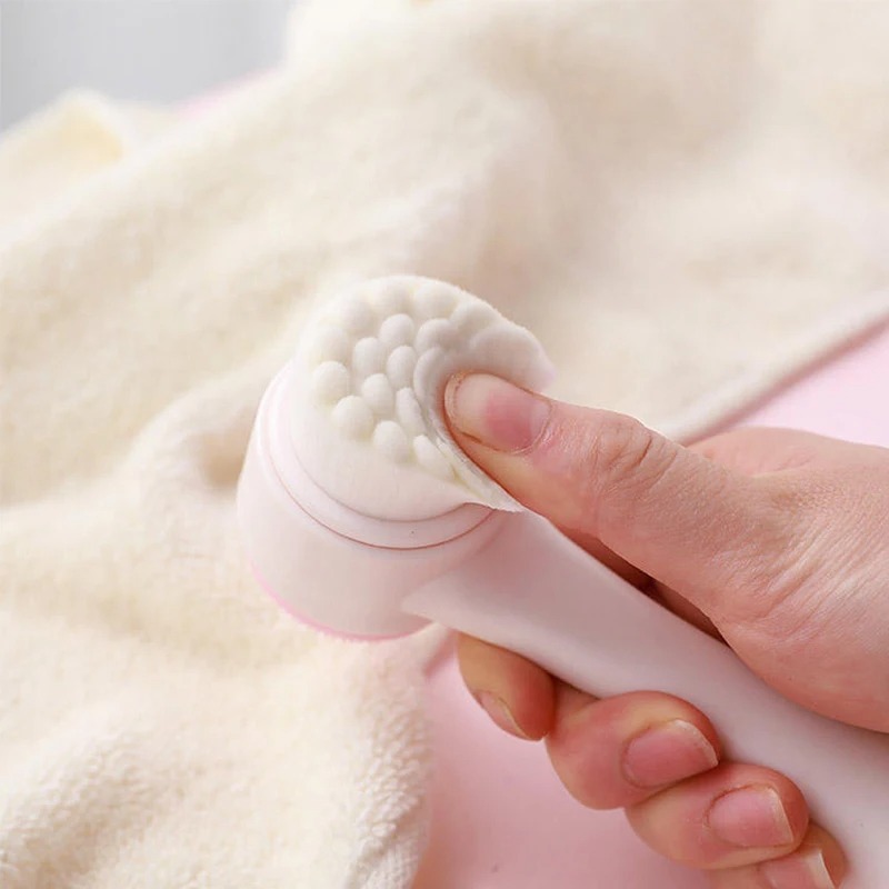 แปรงทำความสะอาดผิวหน้าแบบ 3 มิ - Silicone Face Scrubber Electric บทวิจารณ์และราคา