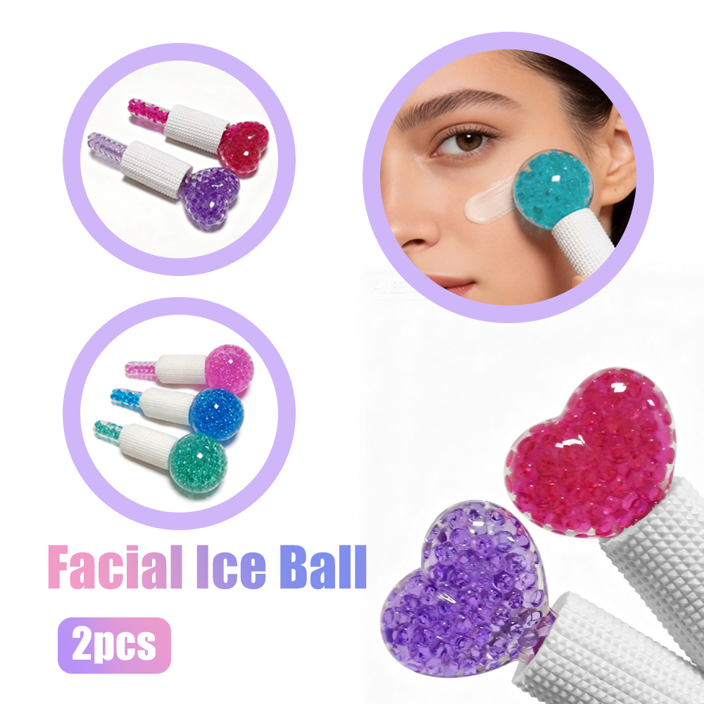 ลูกกลิ้งน้ำแข็ง 2 ชิ้นสำหรับกา - Face Ice Roller Puffiness บทวิจารณ์และราคา
