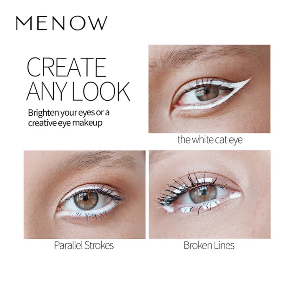 12 ชิ้นอายไลเนอร์สีขาวแต่งหน้า - Waterproof Liquid Eyeliner Pen บทวิจารณ์และราคา