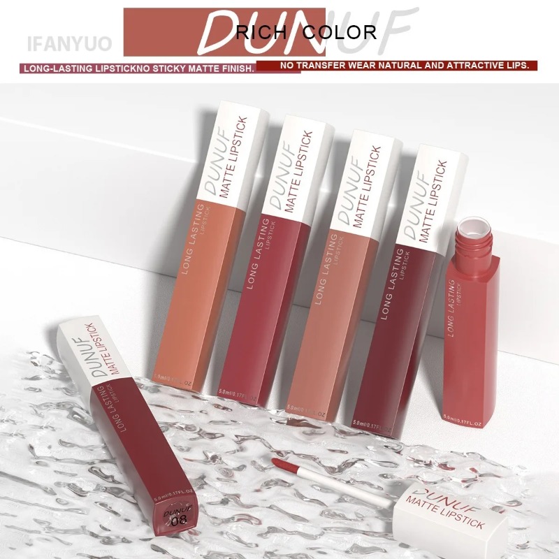 ลิปสติกเนื้อแมท ไม่ติดแก้ว สีแ - Matte Velvet Lip Tint Long Lasting บทวิจารณ์และราคา
