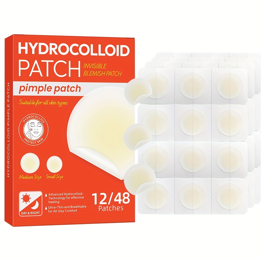 แผ่นแปะสิวไฮโดรคอลลอยด์ 48 ชิ้ - Hydrocolloid Pimple Patch บทวิจารณ์และราคา