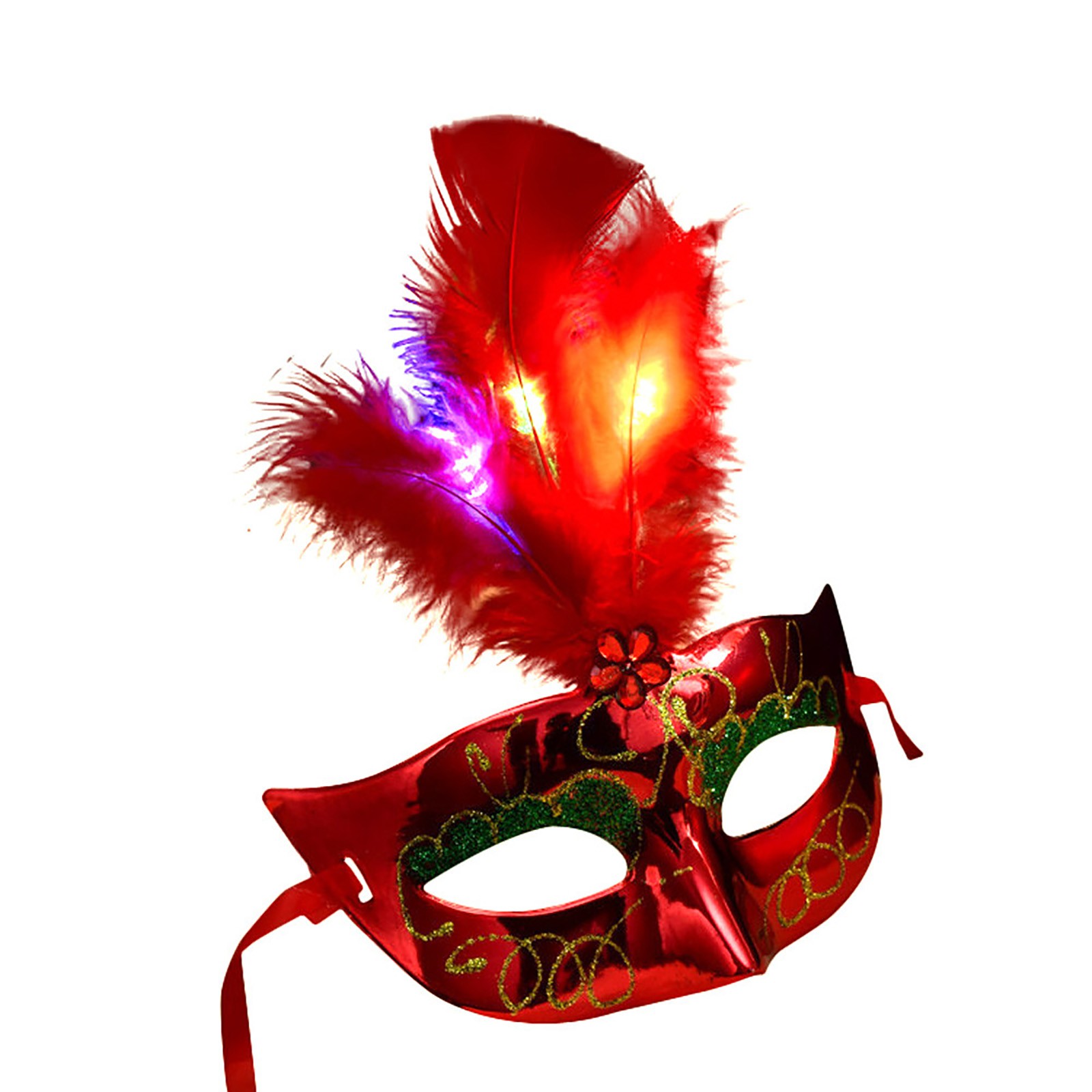 Glowing Feather หน้ากาก LED เว - Led Light Therapy Face Mask บทวิจารณ์และราคา