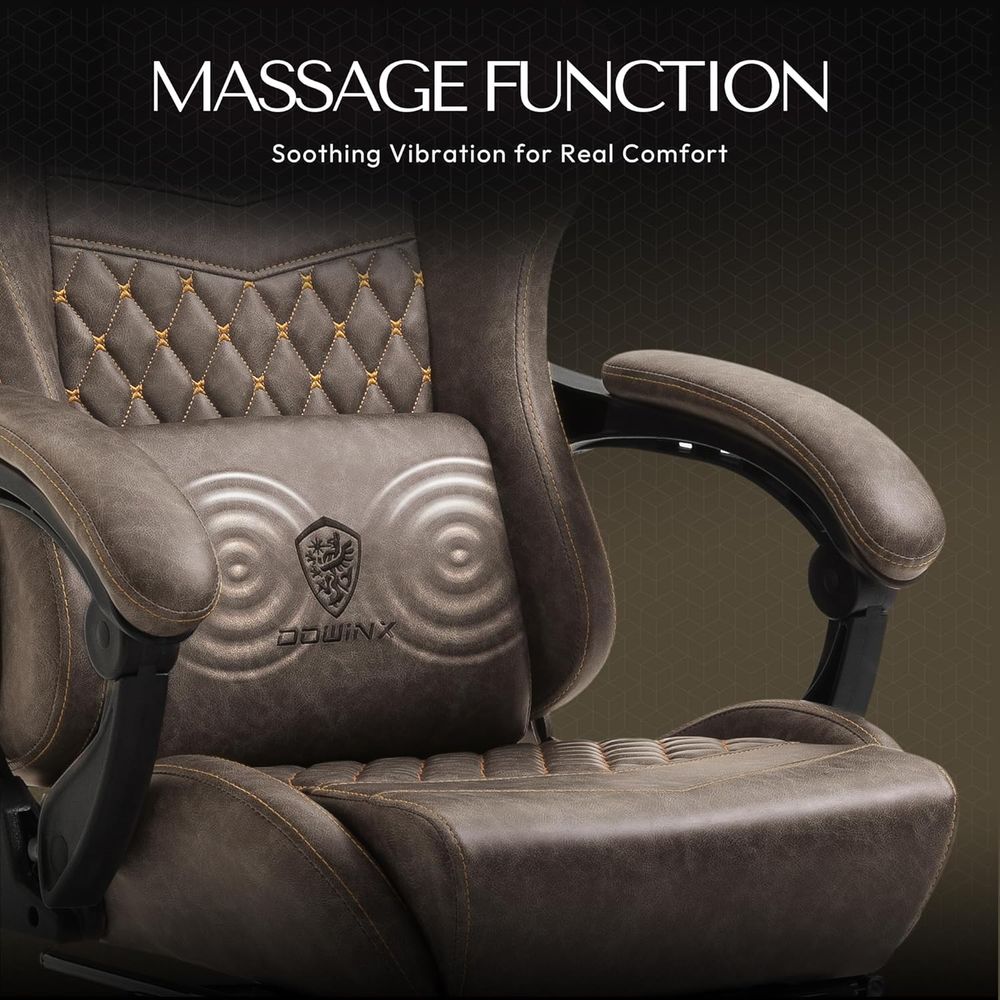 เก้าอี้เล่นเกมสไตล์วินเทจขนาดใ - Massage บทวิจารณ์และราคา