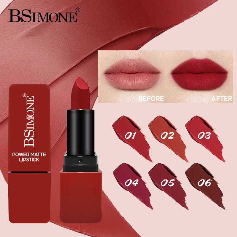ลิปกลอสเนื้อแมทกำมะหยี่ - กันน - Matte Velvet Lip Tint Long Lasting บทวิจารณ์และราคา